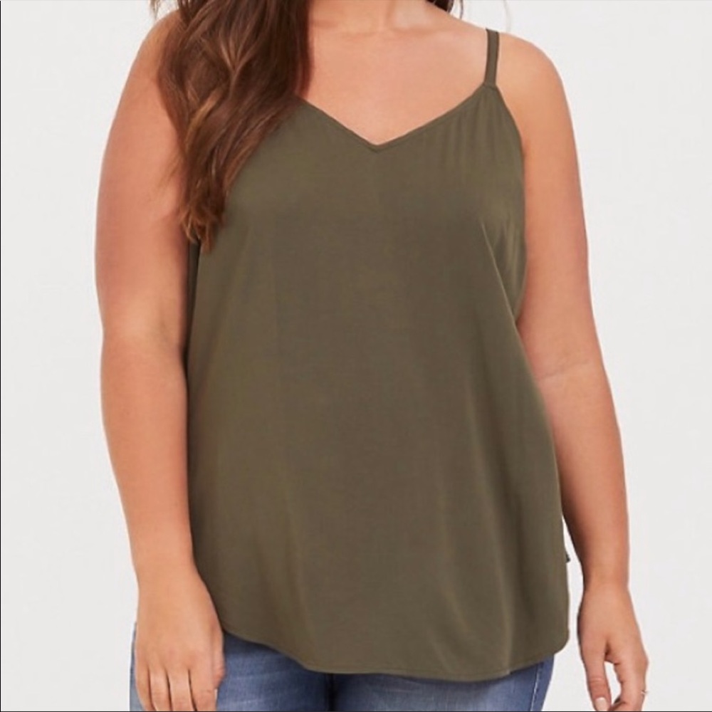 Torrid olive green cami